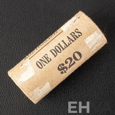 Australian RAM 1984 UNC One Dollar Coin Roll, First Year Issue