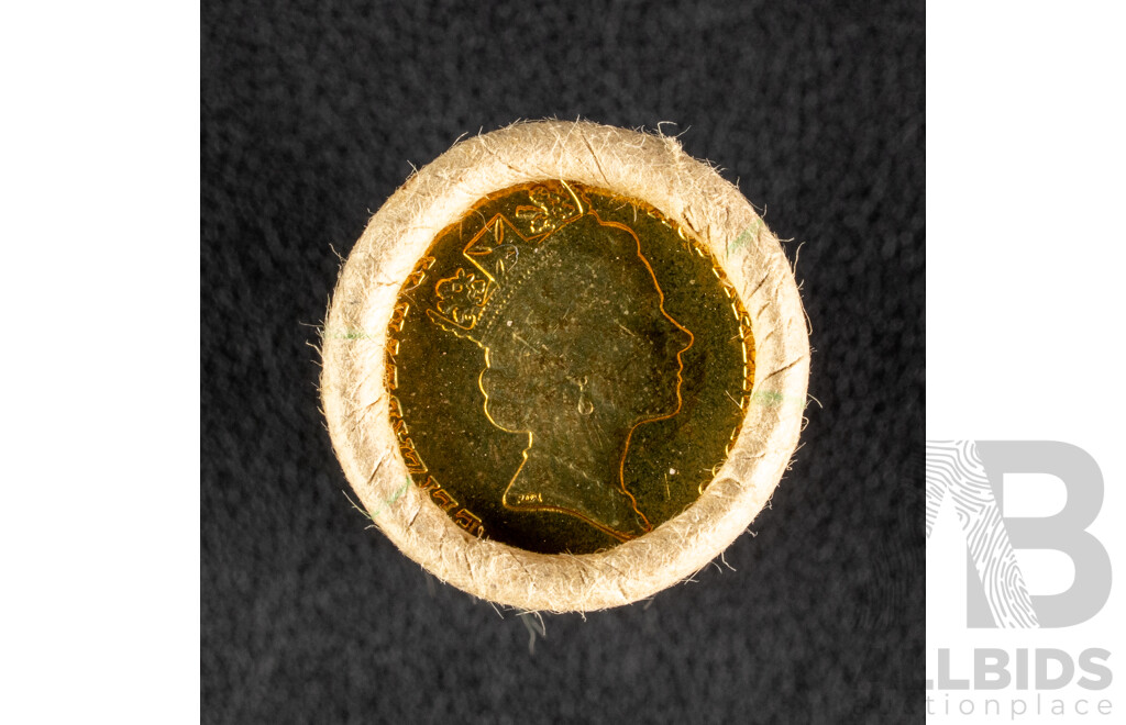 Australian RAM UNC 1988 Two Dollar Coin Roll, First Year Issue