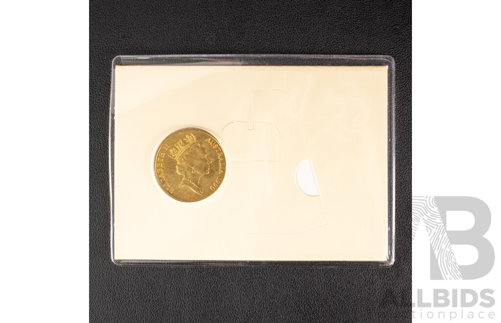 Five Australian RAM 1990 Five Dollar Coins, ANZAC 75th Anniversary