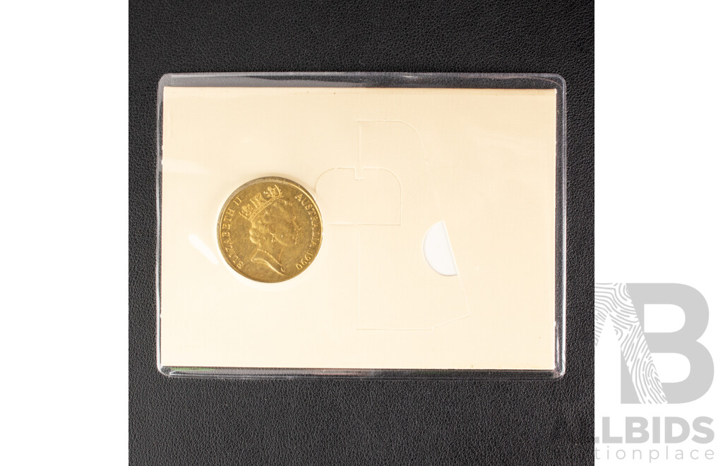 Five Australian RAM 1990 Five Dollar Coins, ANZAC 75th Anniversary