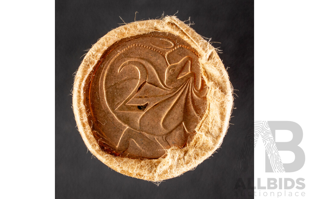 Australian RAM UNC 1977 One, Two, Five, Ten, Twenty Cent Coin Rolls