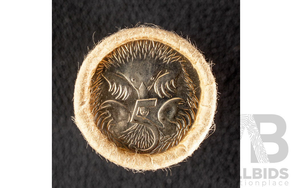 Australian RAM UNC 1977 One, Two, Five, Ten, Twenty Cent Coin Rolls