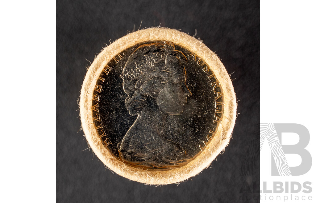 Australian RAM UNC 1977 One, Two, Five, Ten, Twenty Cent Coin Rolls