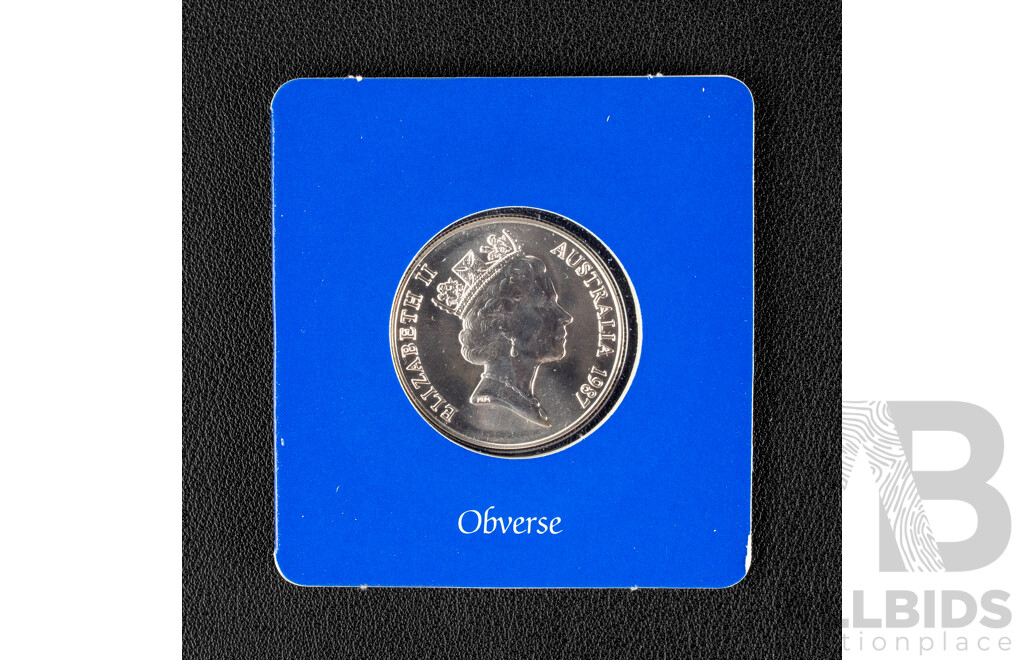 Australian RAM 1987 Silver Ten Dollar Coin, State Series, New South Wales .925