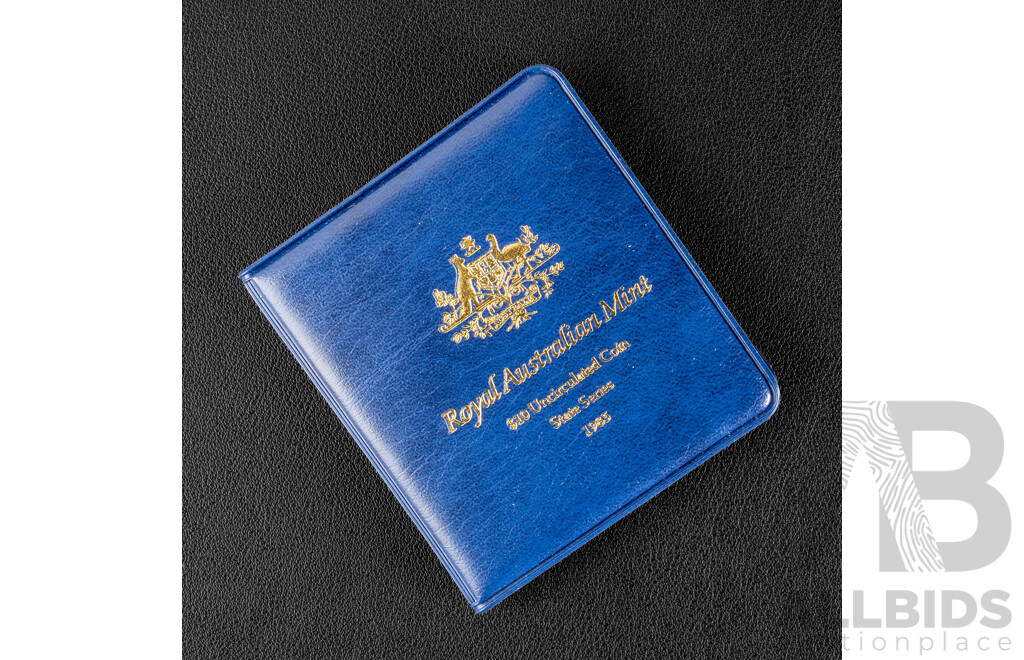 Australian RAM 1985 Silver Ten Dollar Coin, State Series, Victoria .925