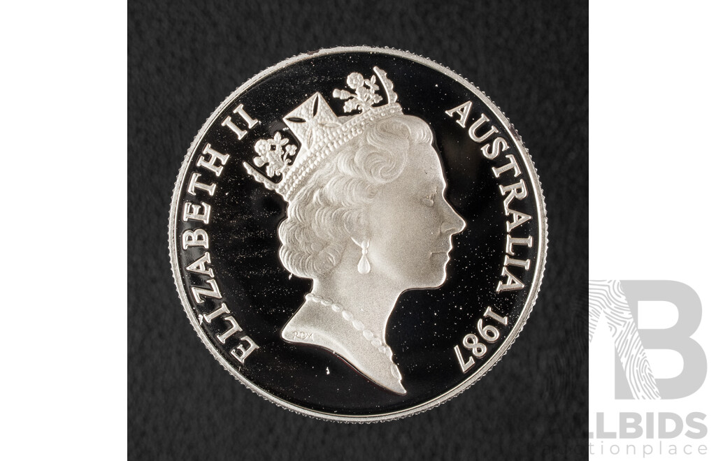 Australian 1987 Silver Proof Ten Dollar Coin, State Series New South Wales .925