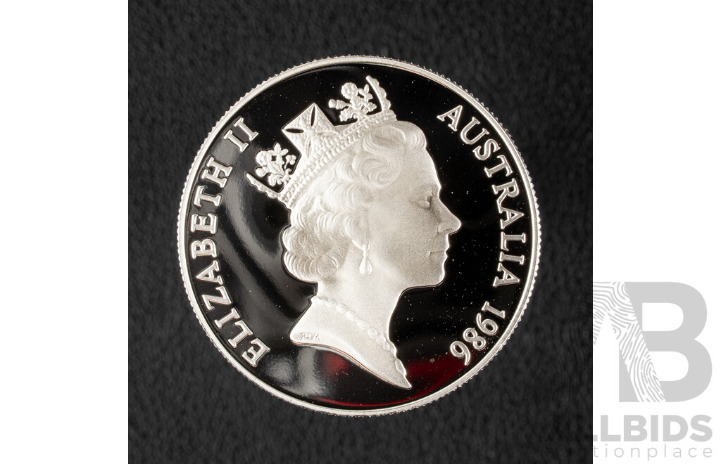 Australian RAM 1986 Silver Proof Ten Dollar Coin, State Series South Australia .925