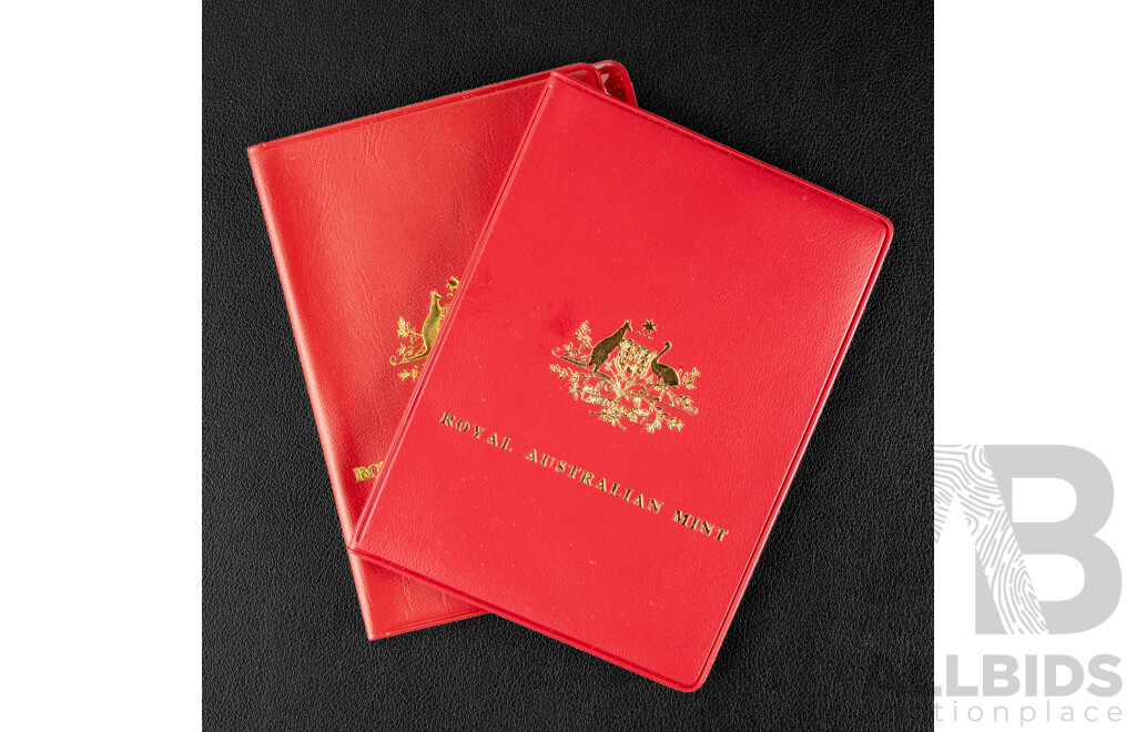 Two Australian RAM UNC Coin Sets 1978 and 1979