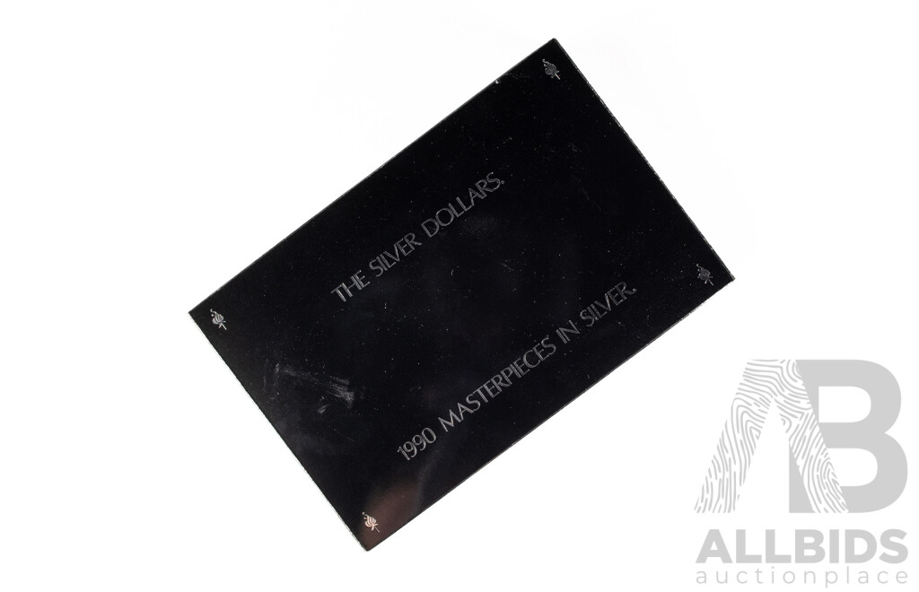 Australian RAM 1990 Masterpieces in Silver Proof Set, The Silver Dollars .925