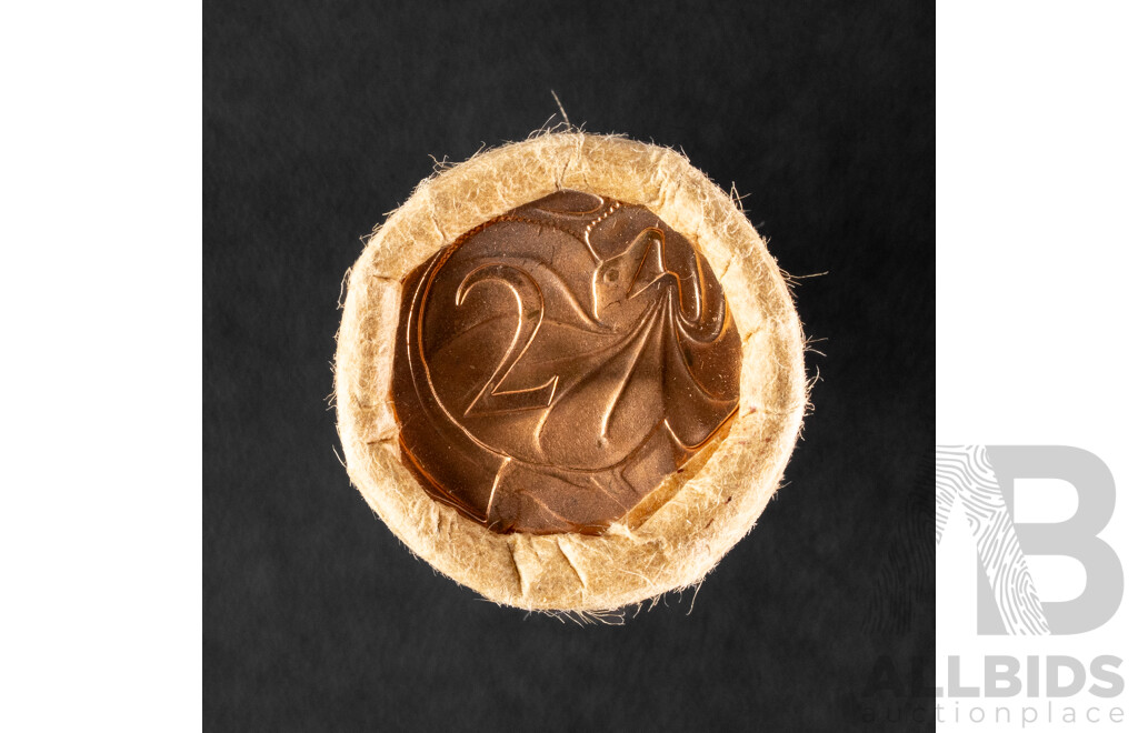 Australian RAM UNC 1980 Two, Five and Twenty Cent Coin Rolls