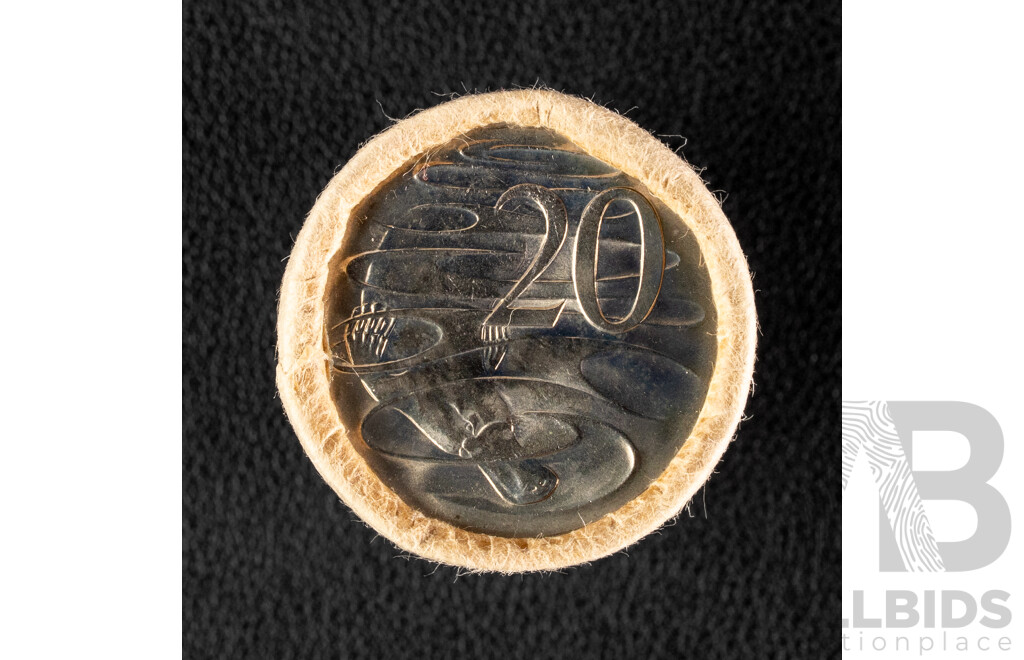 Australian RAM UNC 1980 Two, Five and Twenty Cent Coin Rolls