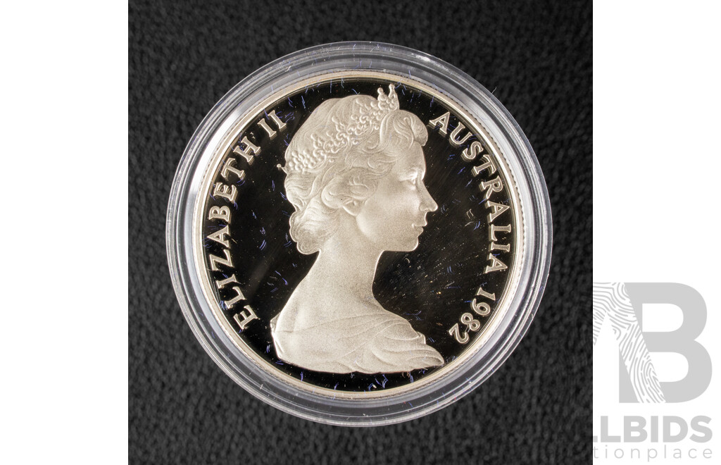 Australian RAM 1982 Silver Proof Ten Dollar Coin, Commonwealth Games .925