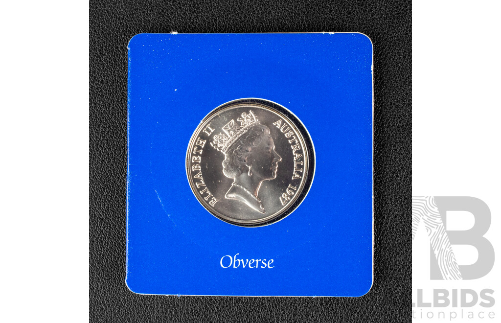 Australian RAM 1987 Silver Ten Dollar Coin, State Series, New South Wales .925