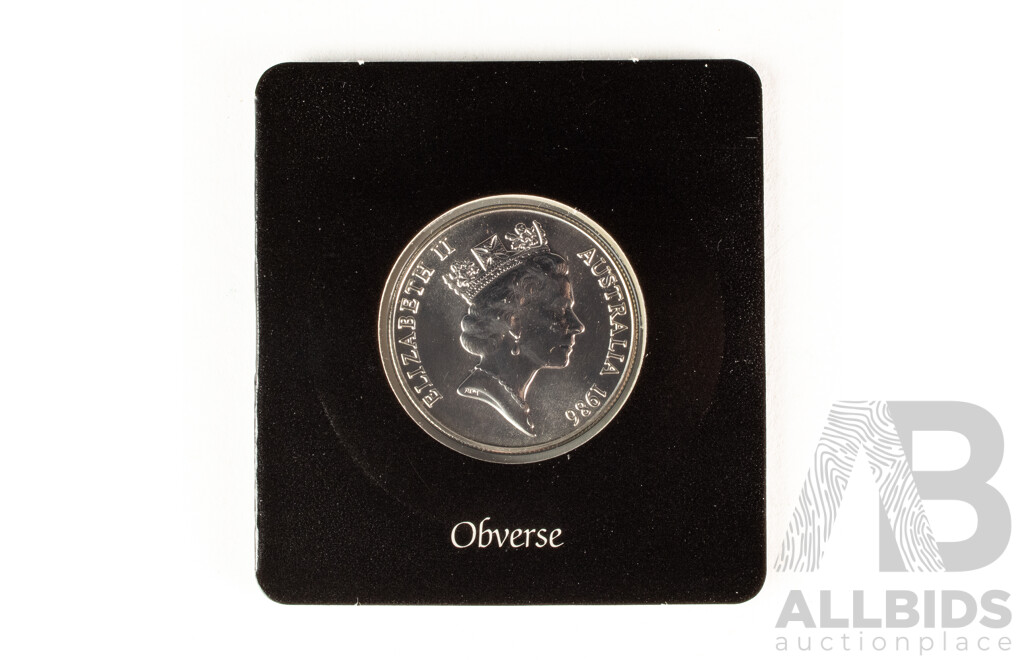 Australian 1986 Silver Ten Dollar Coin, State Series South Australia .925