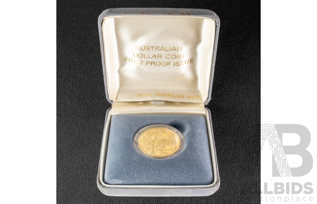Australian RAM 1984 Proof One Dollar Coin, First Year Issue