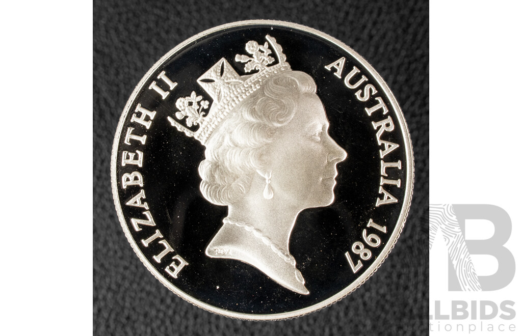 Australian 1987 Silver Proof Ten Dollar Coin, State Series New South Wales .925
