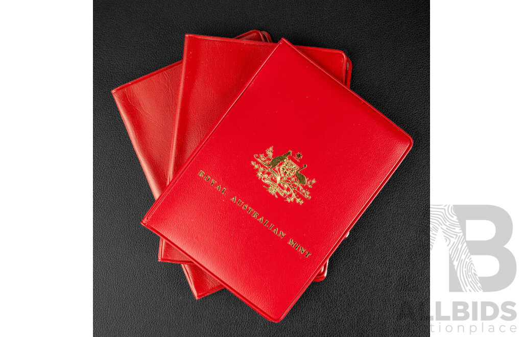 Three Australian RAM UNC Coin Sets, 1978 1979(2)