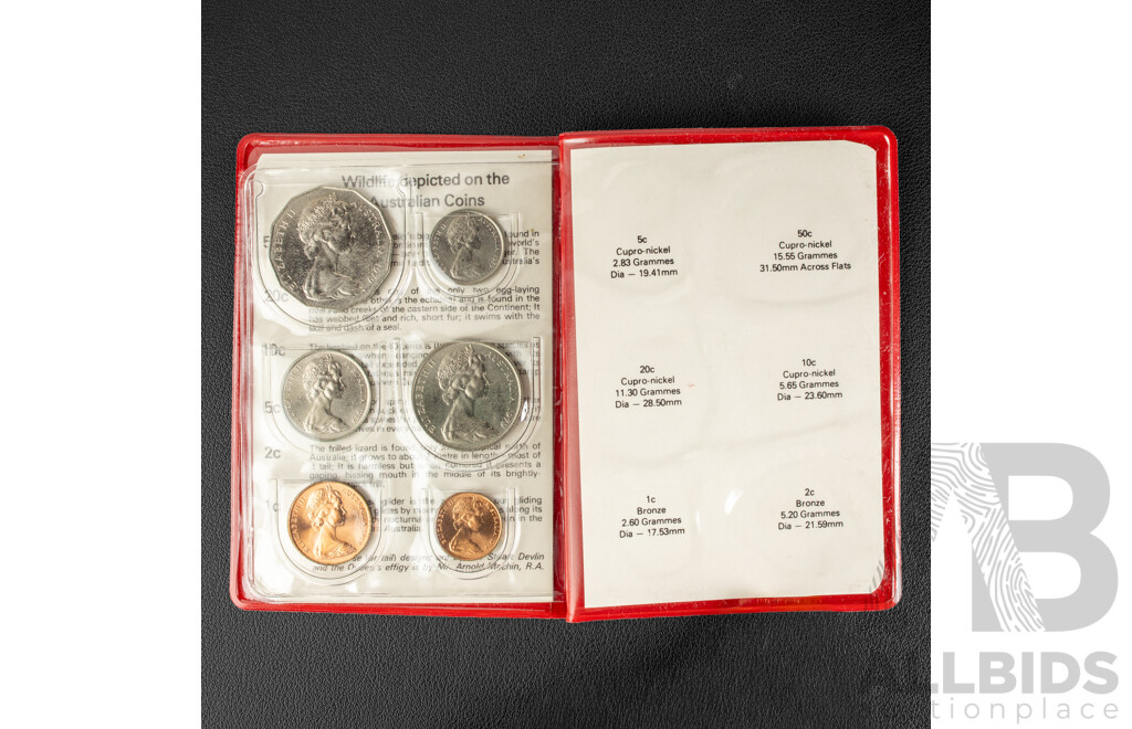 Three Australian RAM UNC Coin Sets, 1978 1979(2)