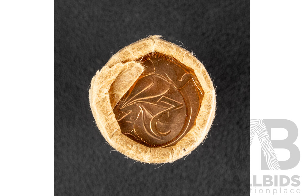 Nine Australian RAM UNC Coin Rolls Including 1977, 1982(3) 1983(2) One Cent, 1980 Two Cents, 1979 Five Cents, 1981 Ten Cents