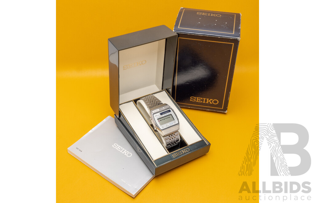 Vintage Seiko LC Digital Quartz Alarm Chronograph - A156-5020