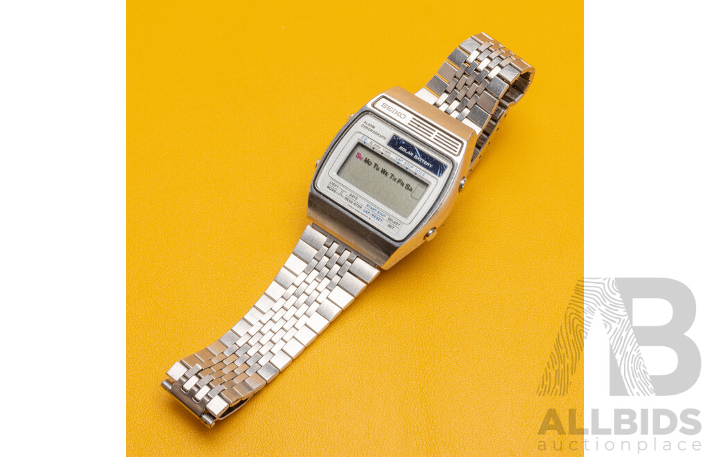 Vintage Seiko LC Digital Quartz Alarm Chronograph - A156-5020
