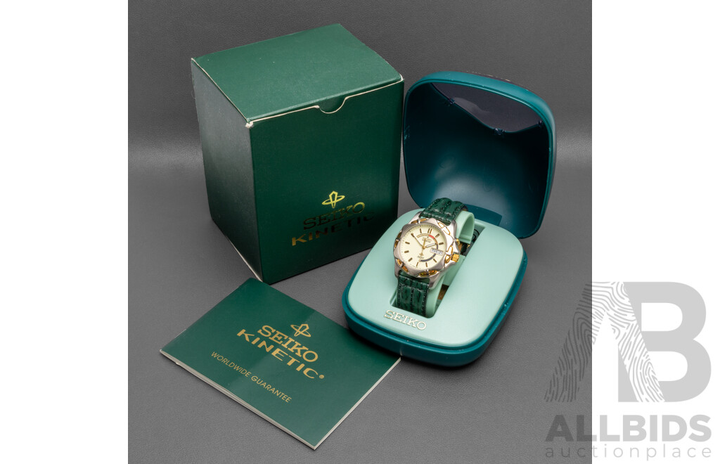 Men's Seiko Kinetic SQ50 Wristwatch - 590053