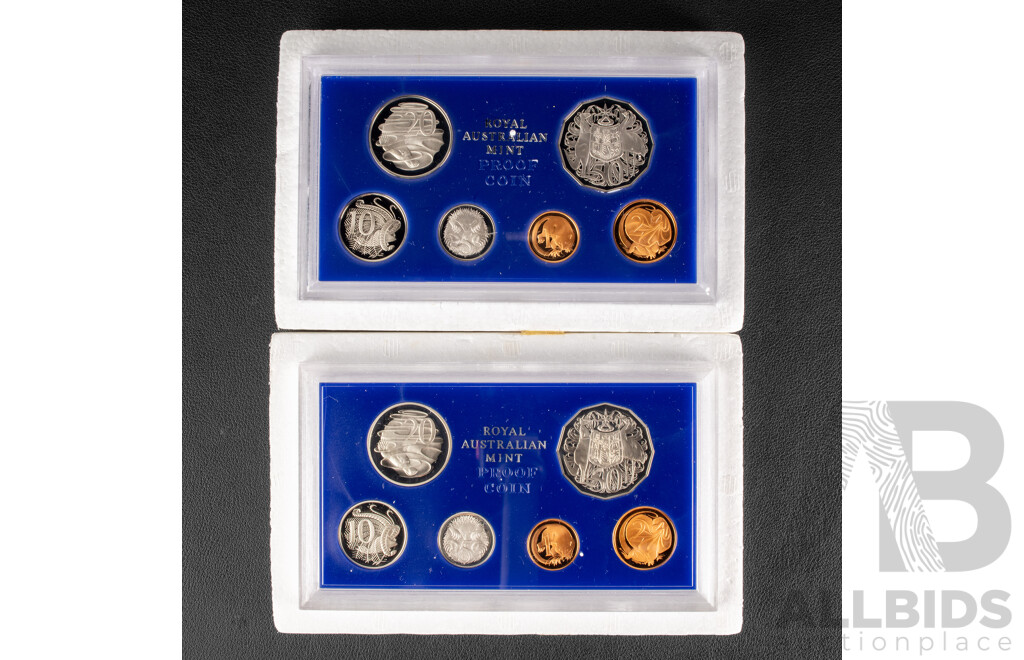 Australian RAM 1980 and 1981 Six Proof Coin Sets