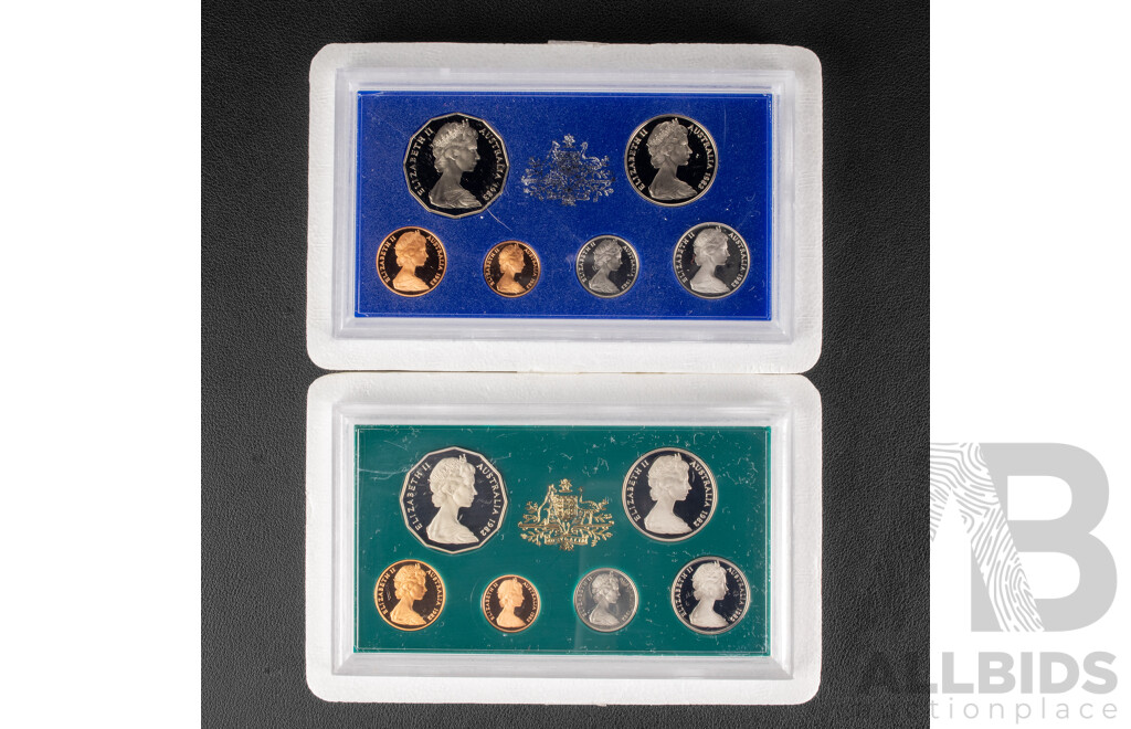 Australian RAM 1982 Commonwealth Games and 1983 Six Proof Coin Sets