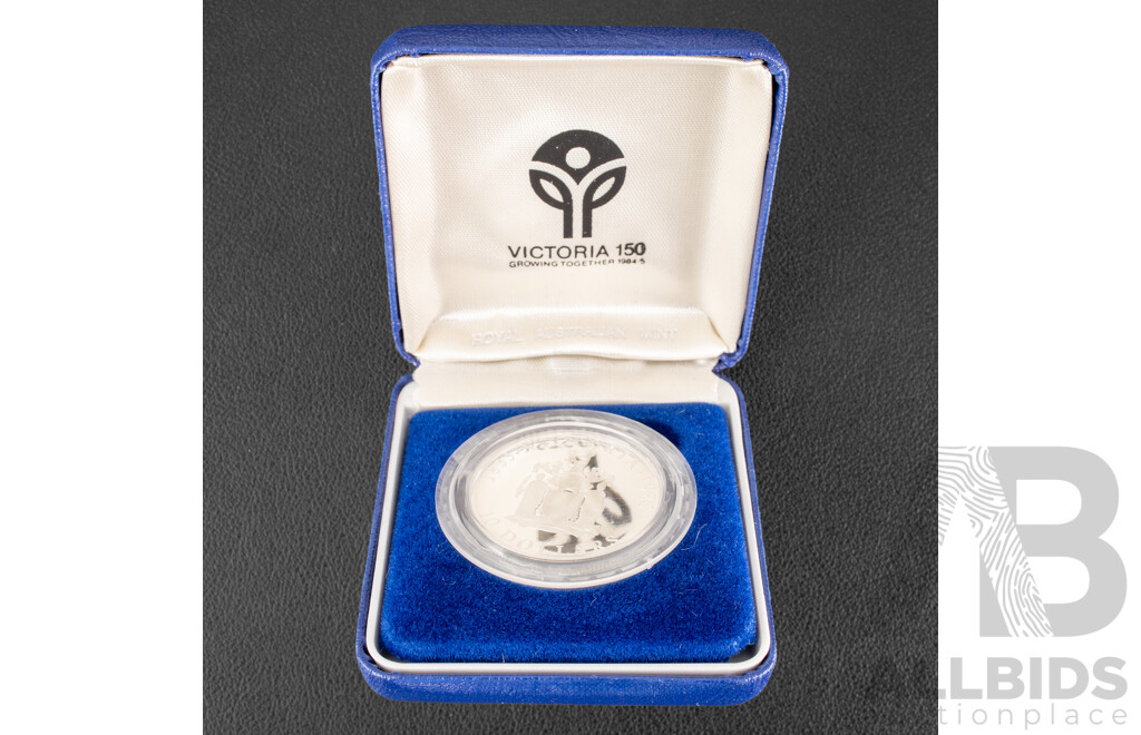 Australian RAM 1985 Silver Proof Ten Dollar Coin, State Series, Victoria