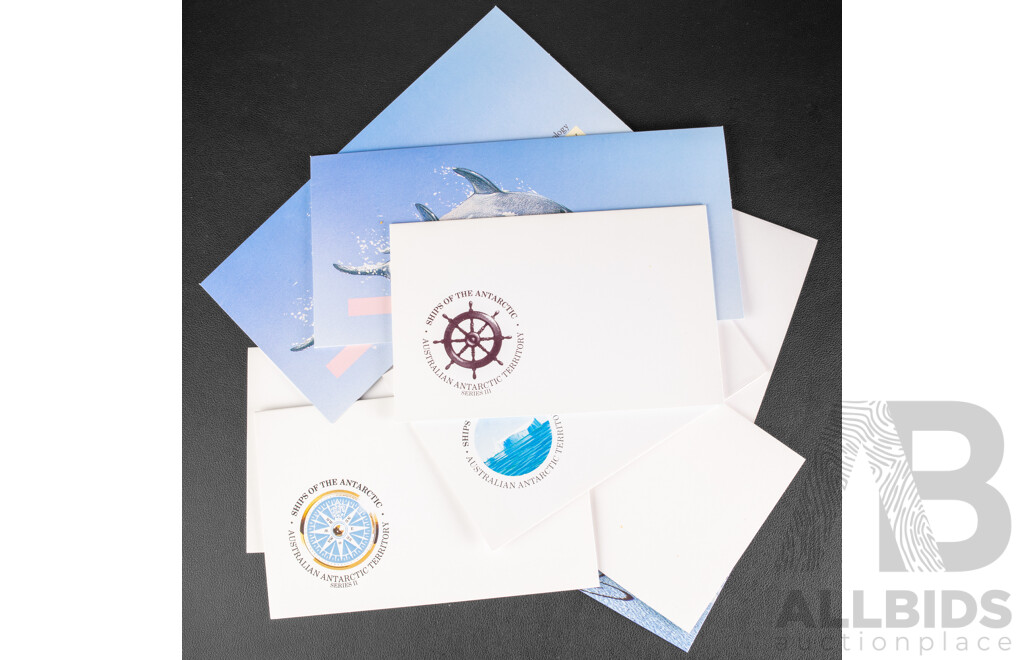 Collection of Australian 1970's and 80's Mint Stamps and Packs Including Painting Series Five and Ten Dollar, Antarctic Territory