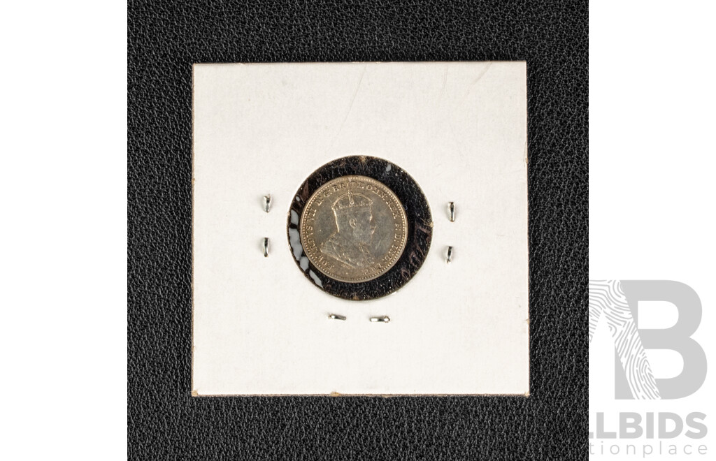 Australian 1910 KEVII Silver Threepence .925