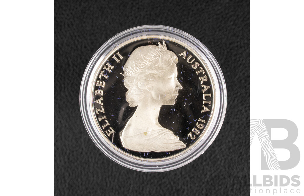 Australian RAM 1982 Silver Proof Ten Dollar Coin, Commonwealth Games .925