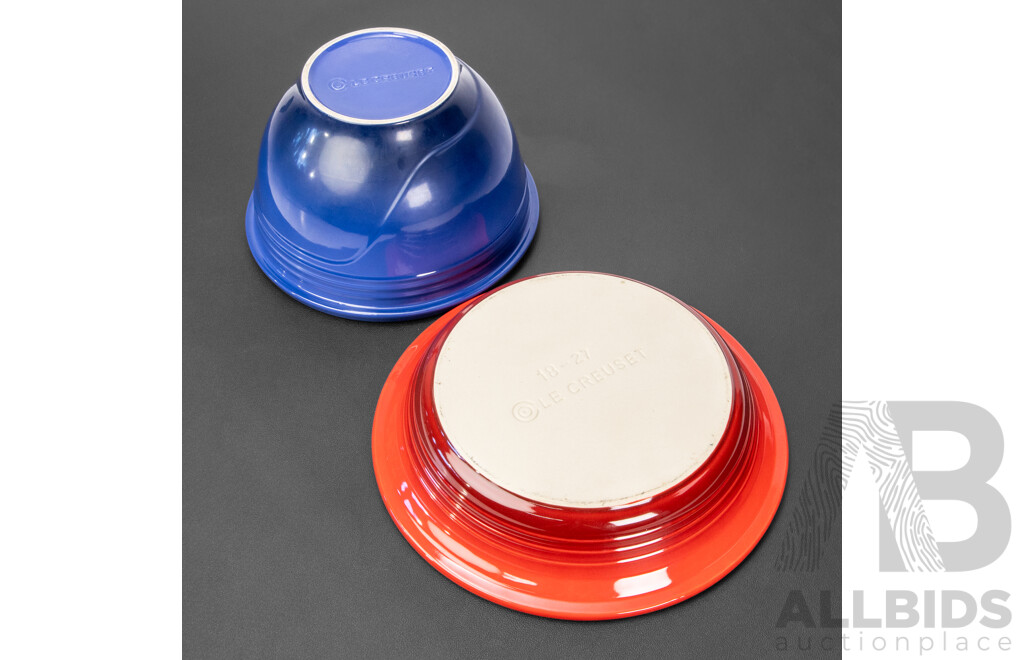 Le Creuset Ceramic Mixing Bowl and Baking Dish, Made in France