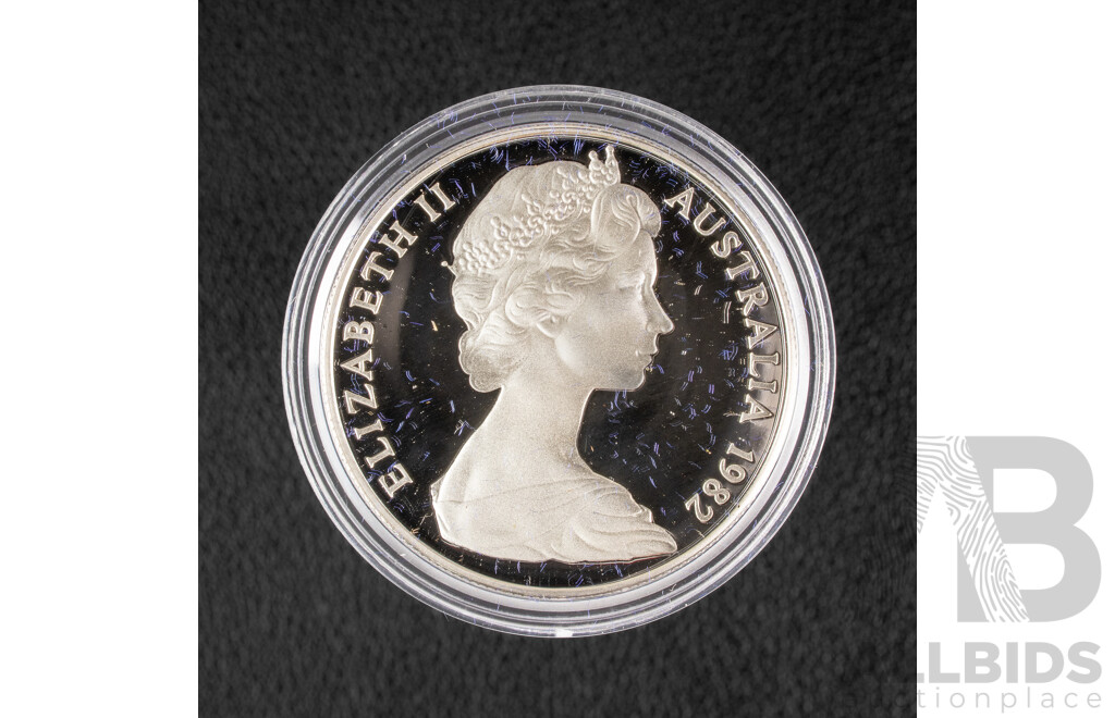 Australian RAM 1982 Silver Proof Ten Dollar Coin, Commonwealth Games .925