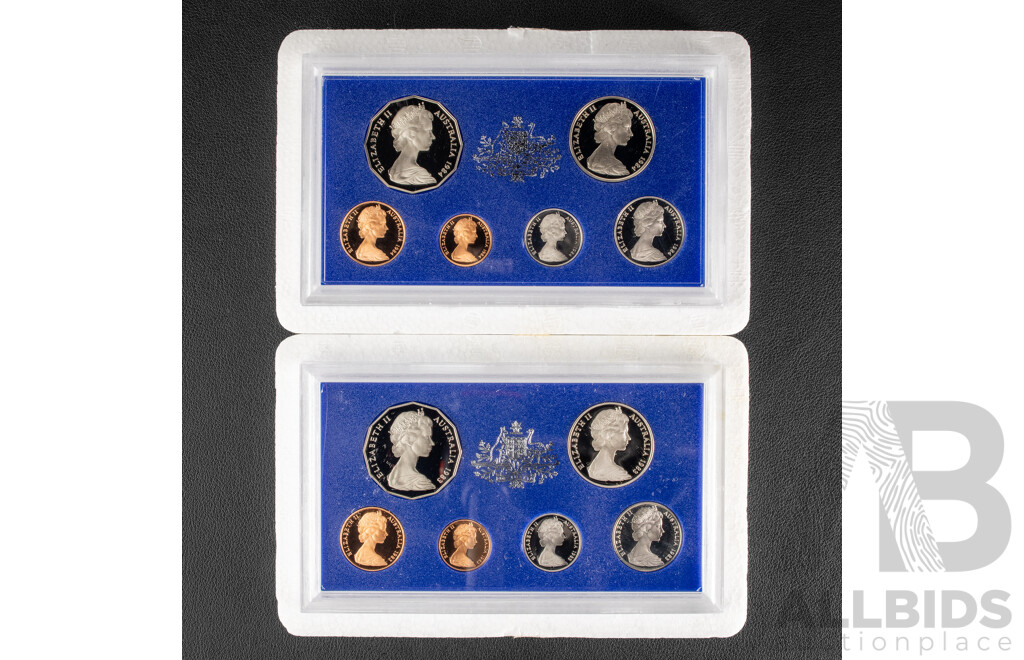 Australian RAM 1983 and 1984 Six Proof Coin Sets