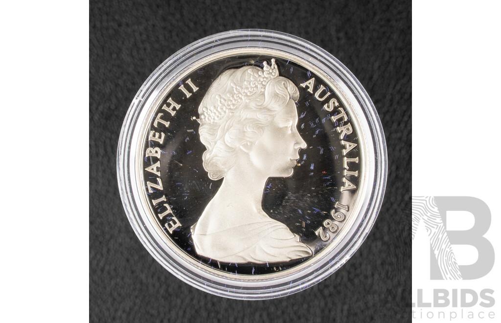 Australian RAM 1982 Silver Proof Ten Dollar Coin, Commonwealth Games .925