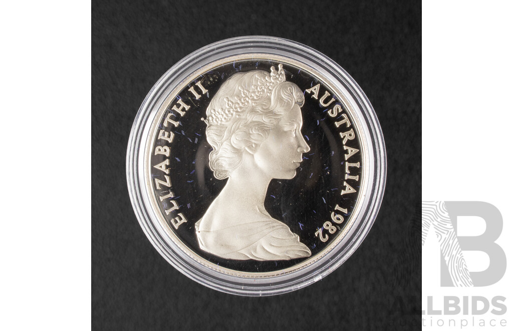Australian RAM 1982 Silver Proof Ten Dollar Coin, Commonwealth Games .925