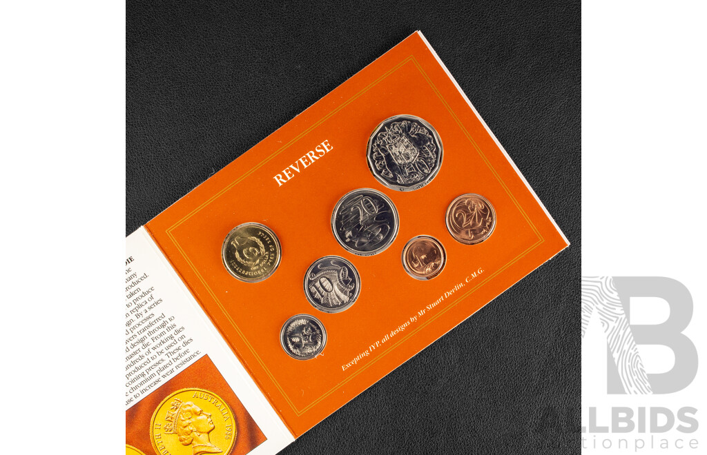 Australian RAM 1986 Seven UNC Coin Set, International Year of Peace