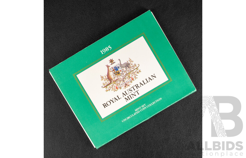 Australian RAM 1986 Seven UNC Coin Set
