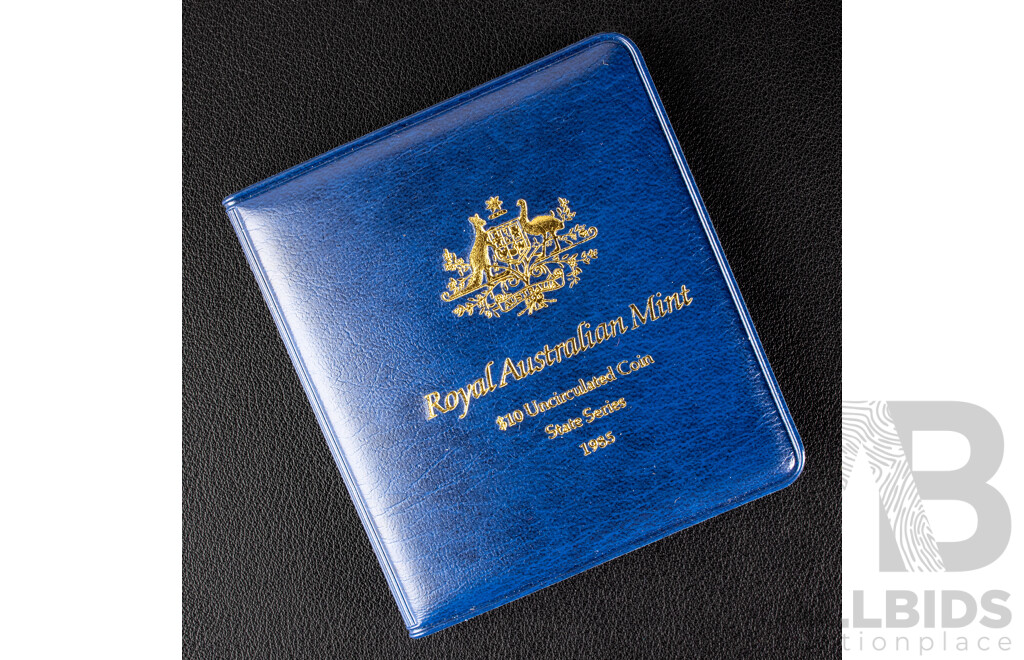 Australian RAM 1985 Silver Ten Dollar Coin, State Series Victoria .925