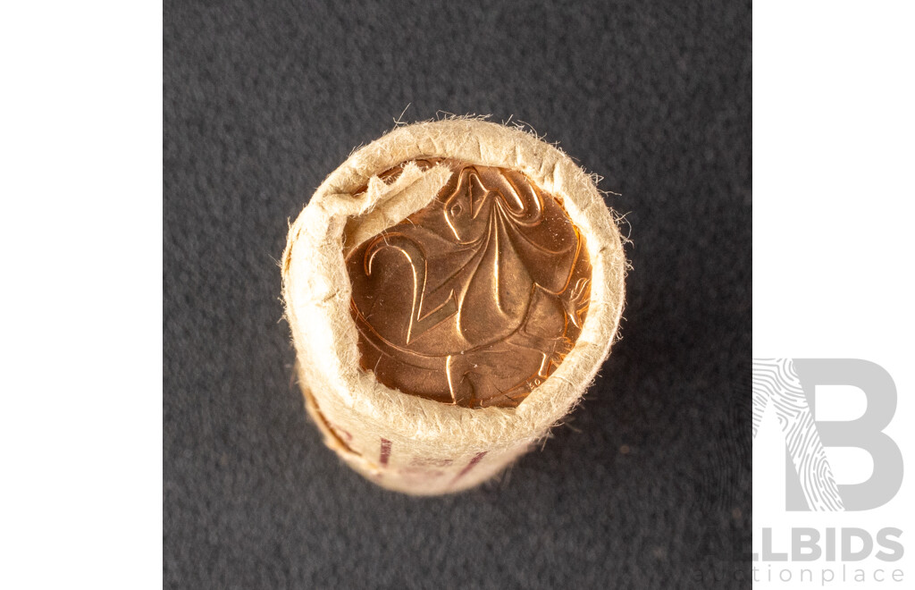 Australian RAM UNC 1982 One, Two, Five, Ten, Twenty Cent Coin Rolls