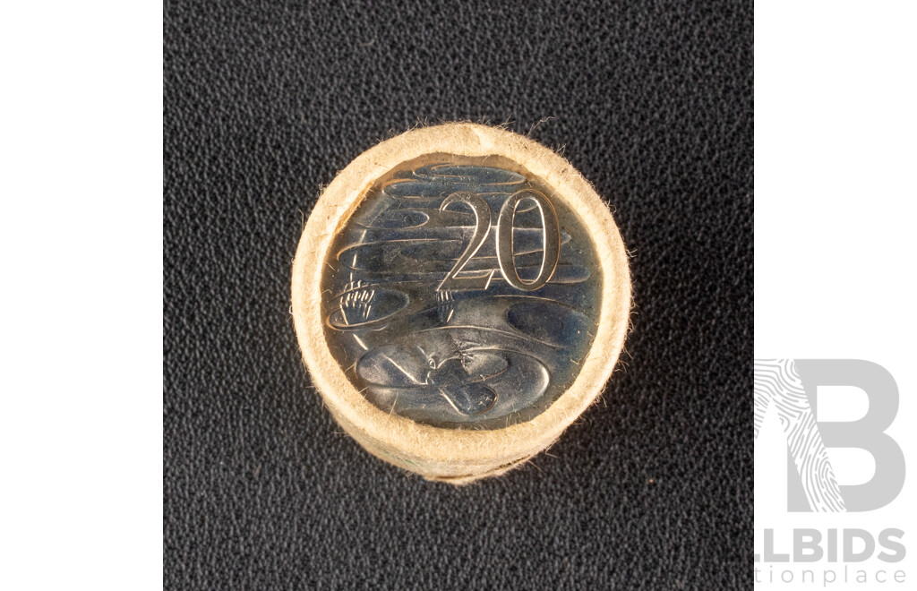 Australian RAM UNC 1982 One, Two, Five, Ten, Twenty Cent Coin Rolls