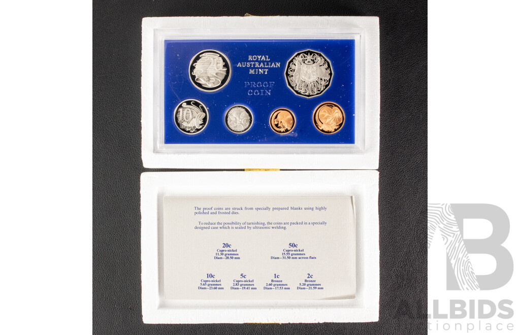 Australian RAM 1980 Six Proof Coin Set