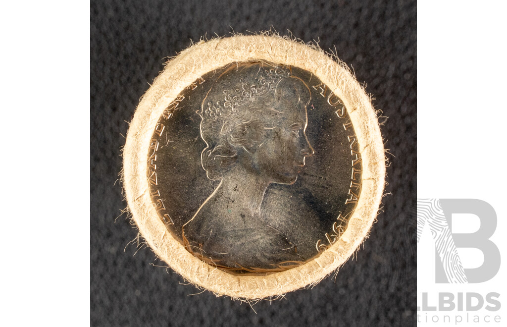 Australian RAM/Reserve Bank UNC 1979 One, Two, Five, Ten, Twenty, Fifty Cent Coin Rolls