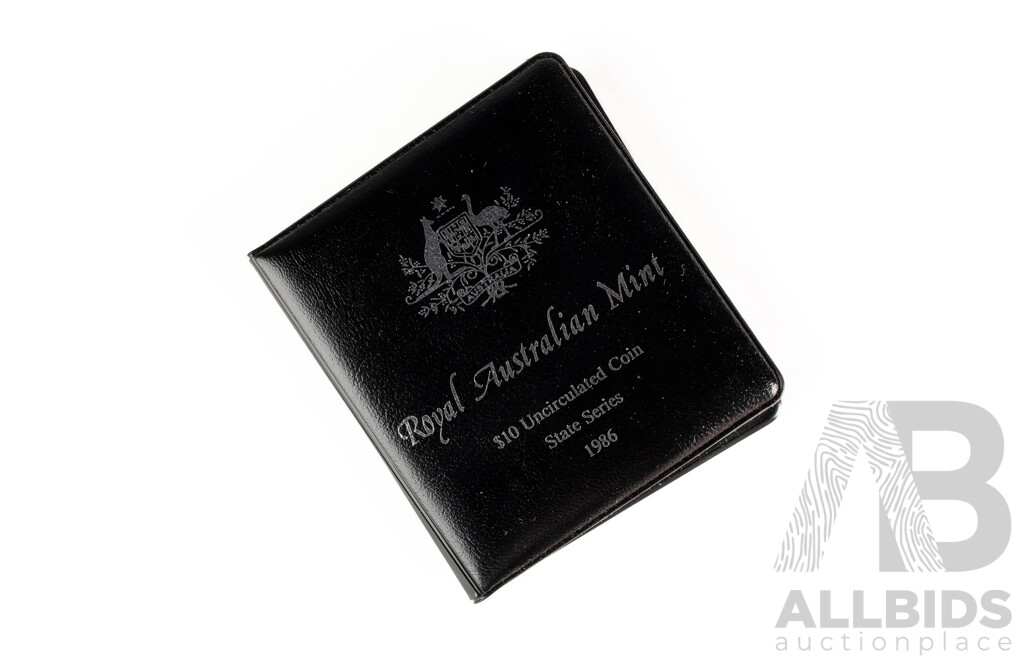 Australian RAM 1986 Silver Ten Dollar Coin, State Series South Australia .925