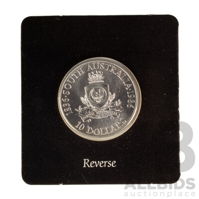 Australian 1986 Silver Ten Dollar Coin, State Series South Australia .925