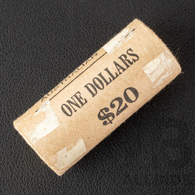Australian RAM 1984 UNC One Dollar Coin Roll, First Year Issue