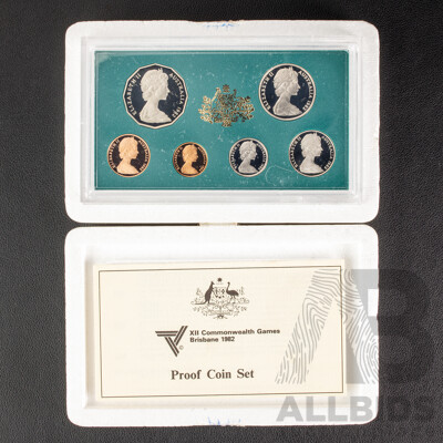 Australian RAM 1982 Six Proof Coin Set, Commonwealth Games