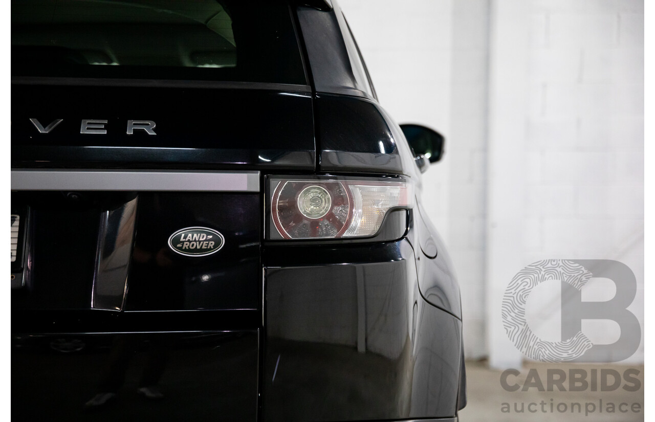 1/2015 Range Rover Evoque SD4 Pure LV MY15 5d Wagon Santorini Black Turbo Diesel 2.2L