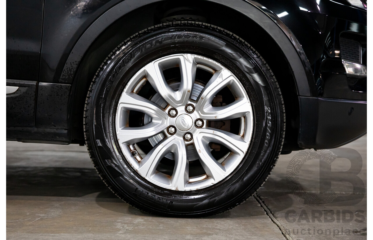 1/2015 Range Rover Evoque SD4 Pure LV MY15 5d Wagon Santorini Black Turbo Diesel 2.2L